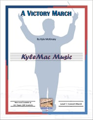 A Victory March Concert Band sheet music cover Thumbnail